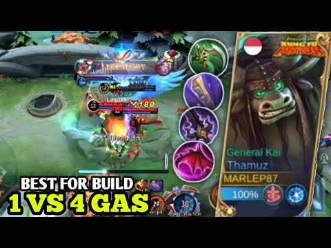 GAMEPLAY THAMUZ - ATTACK SPEED IS THE BEST FOR NEW UPDATE