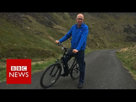 Cyclist recalls moment he found mystery body on the moor - BBC News