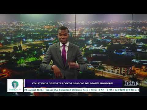 Channel One TV Live! BackPage with Caleb Kudah | 31st July, 2026