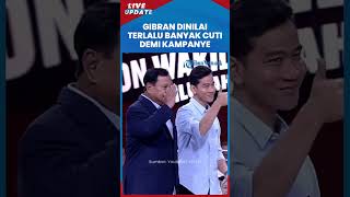 4 Hari Tinggalkan Kursi Walkot Solo, Gibran Dinilai Terlalu Banyak Cuti demi Kampanye