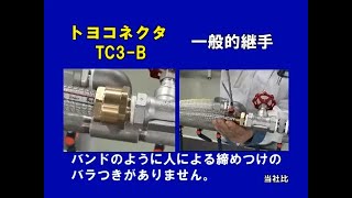 省エネ・漏れ抜け防止ホース継手 | トヨコネクタ TC3-B | TOYOX 工業用