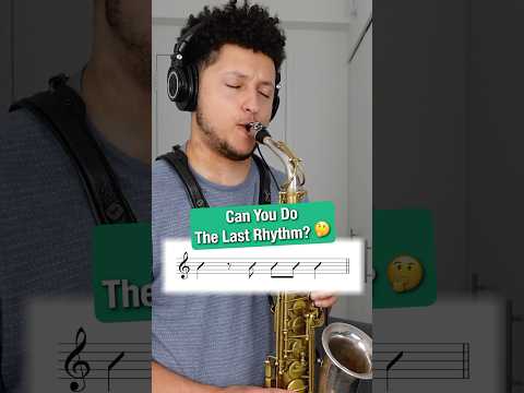 Can You Do the Last Rhythm? 🤔 #jazz #music #saxophone