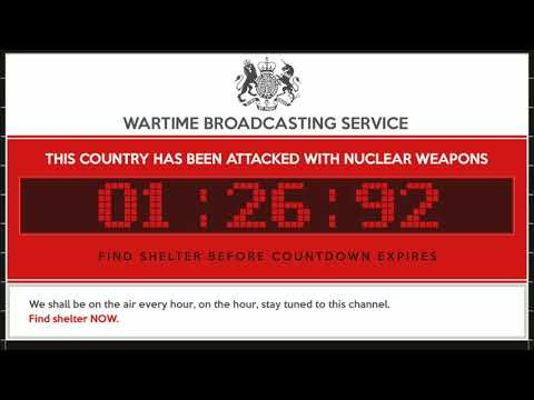 UK Nuclear Attack Warning