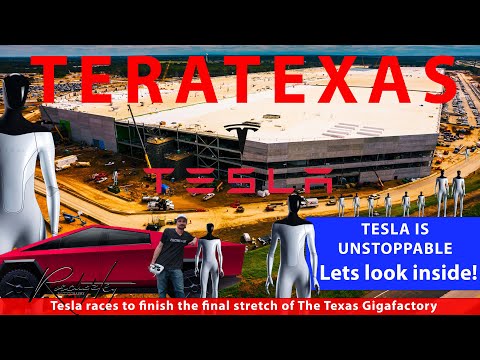 #Tesla #TeraTexas Drone Update - #GigaTexas #4680 #BatteryProduction - Lets look inside the factory