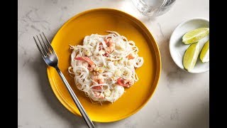 #NutFruitRecipe | Prawn pad thai with, walnuts, macadamias and lime
