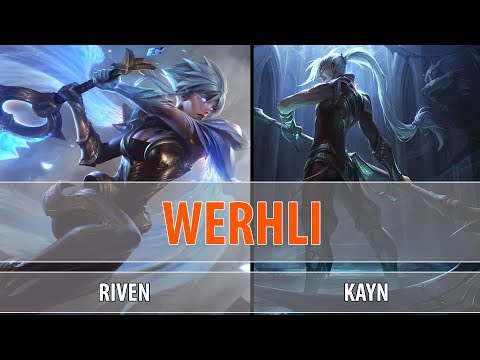 Werhli Riven vs Kayn Jungle -  Best Riven Brazil  -  S8 Preseason Ranked Gameplay