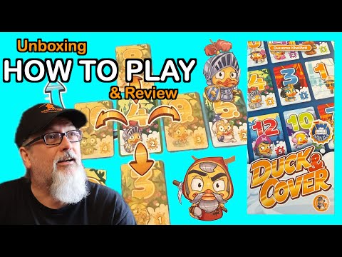 How to play Duck & Cover Board Game, designed by Oussama Khelifati and published by Captain Games