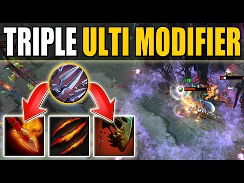 Triple Attack [Feast + Fury Swipes + Burning Spear] with Riki Ultimate | Dota 2 Ability Draft