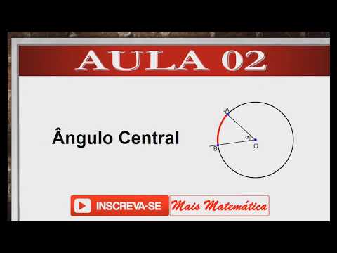Aula 02  - Circunferência - Ângulo Central