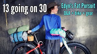 The future of bikepack racing. Edyn's Fat Pursuit Q&A + bike check + gear breakdown.