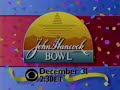 John Hancock Bowl 1991 Promo CBS