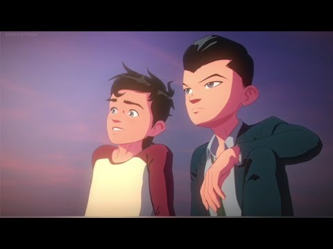 Jonathan and Damian ending scene | Superman and batman battle of the supersons hd