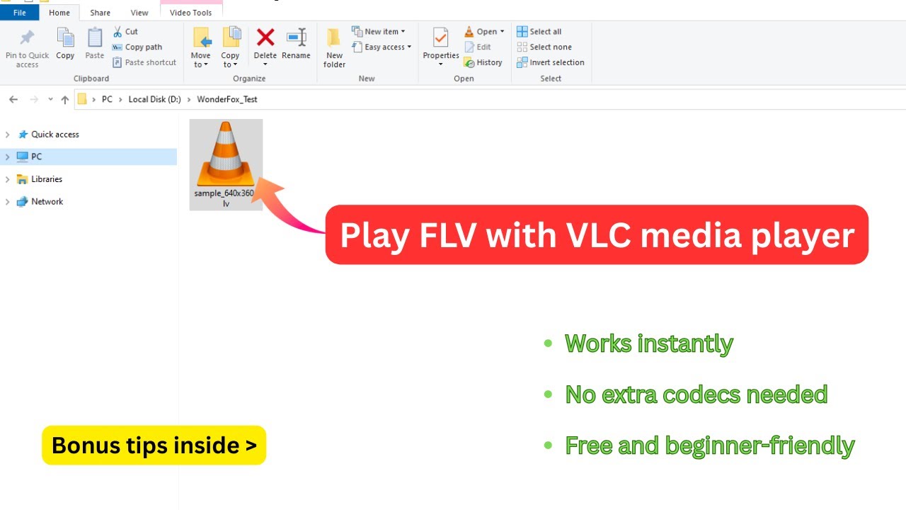 How to Play FLV Files on Windows (Very Easy Method)