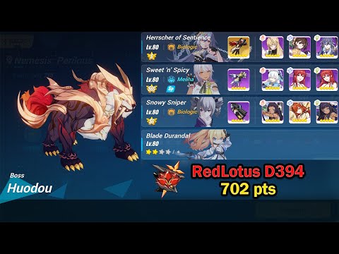 Redlotus | Bonking Huodou With Yatta (D394) 702 Pts | Week 105 Account - Honkai Impact 3rd