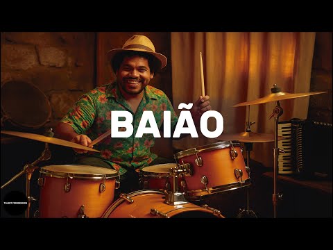 Baião │ Drum Tutorial │ Sheet Music + Play-Along │ 120→40 BPM (Multi-Tempo)