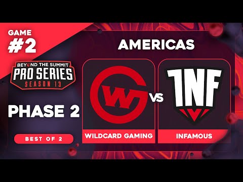 Wildcard Gaming vs Infamous Game 2 - BTS Pro Series 13 AM: Phase 2 w/ rkryptic & neph