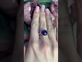 Серебряное кольцо с аметистом 4.163ct