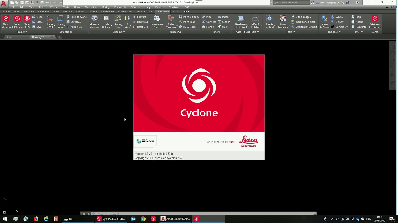 Import E57 into CLoudworx video tutorial