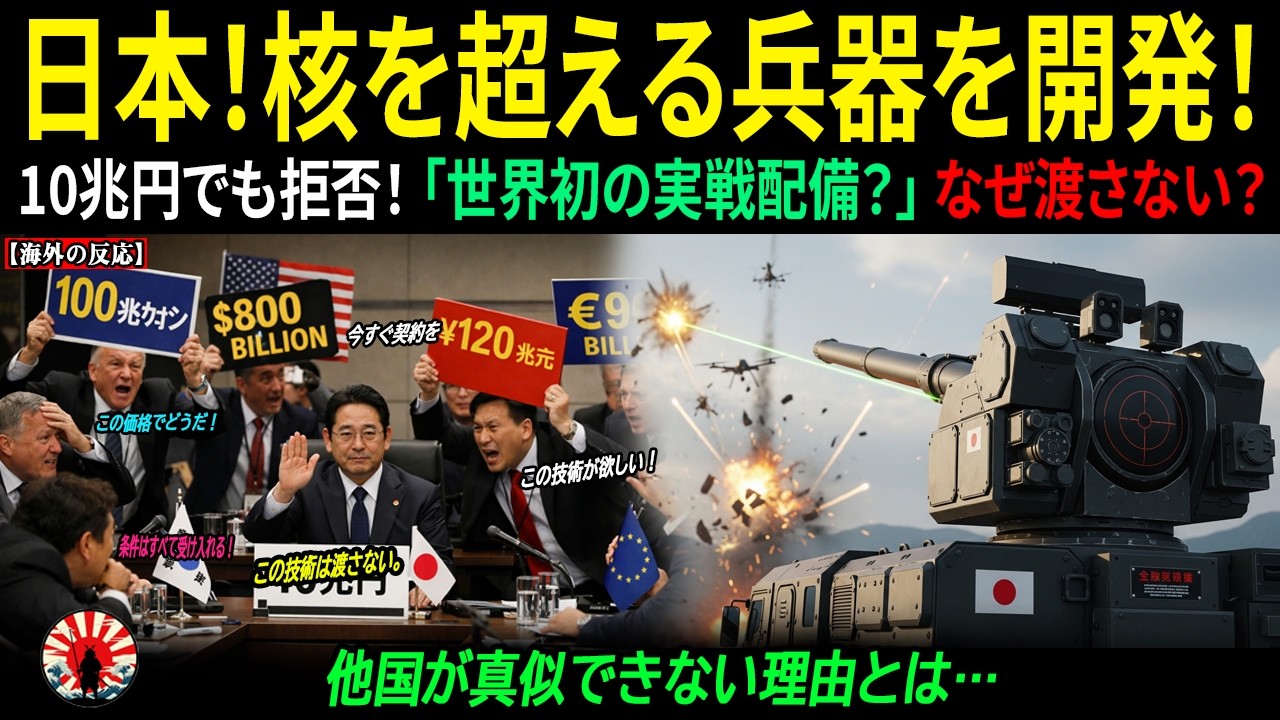 【海外の反応】なぜ世界中が協力を要請したのか？日本が開発した核兵器以上に恐ろしい“ある兵器”の正体に騒然 ｜海外感動ストーリー｜AI物語