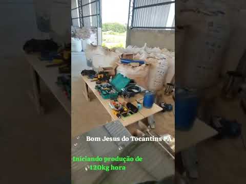 Bom jesus do Tocantins instalação esmagadora de soja 120kg hora