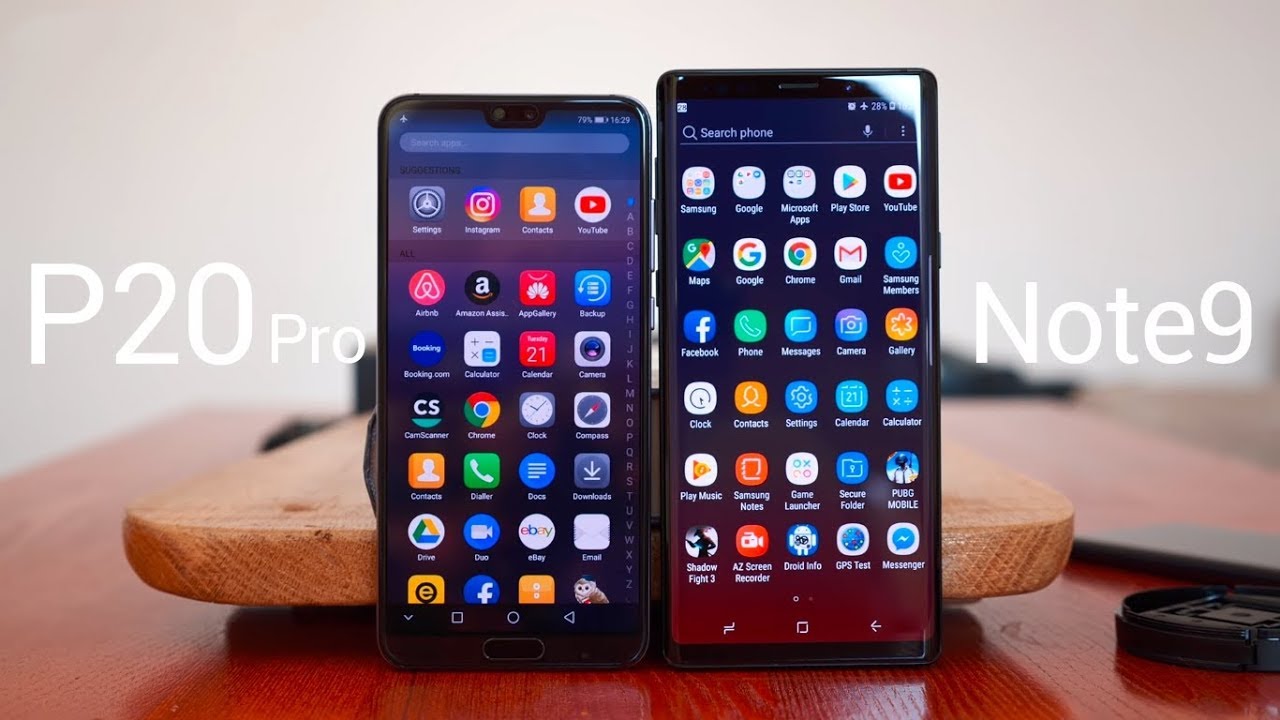 Samsung Galaxy Note 9 vs Huawei P20 Pro - The Battle of Ultimate Flagships 2018