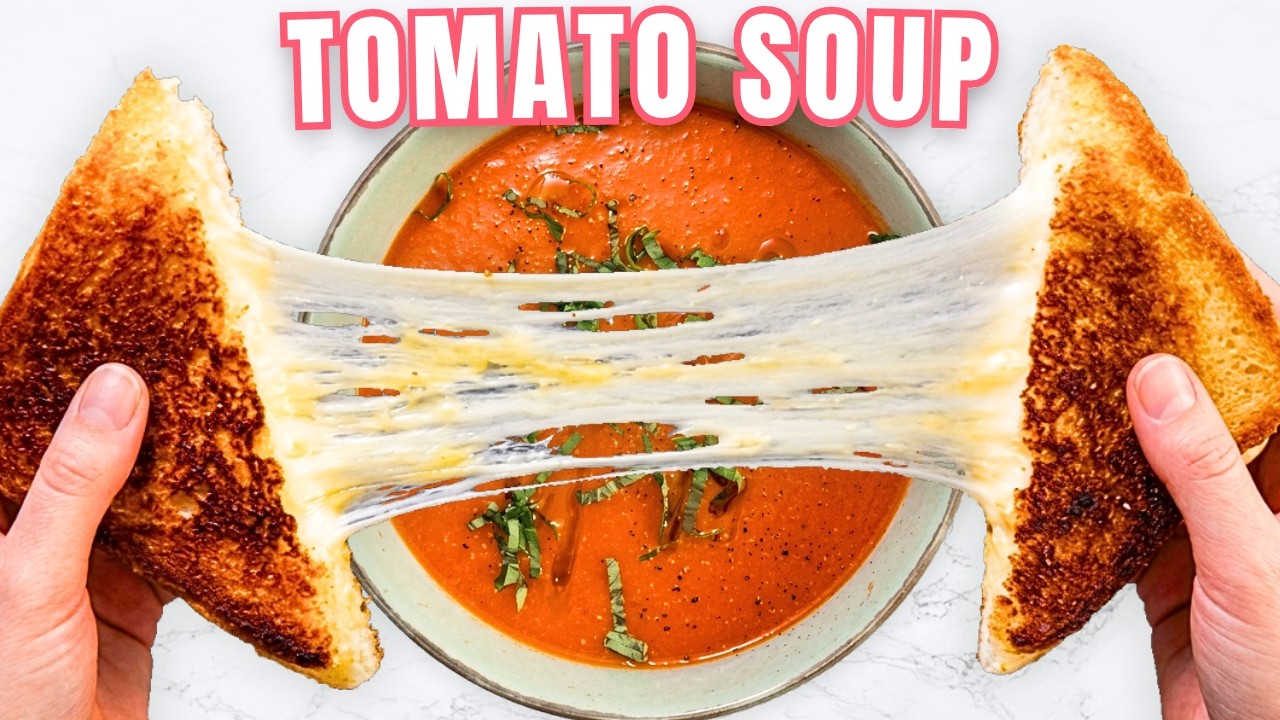 Roasted Tomato Soup with Grilled Cheese video