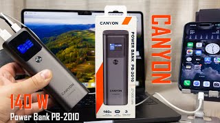 Canyon PB-2010 27000mAh Dark Grey (CNE-CPB2010DG) - відео 1