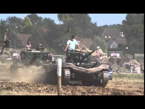 Valentine DD , Cromwell , Comet and Centurion tanks War and Peace Revival 2014