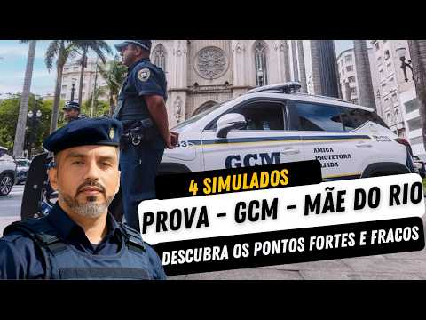 GCM MÃE DO RIO: 4 SIMULADOS COMPLETOS NO PADRÃO CETAP