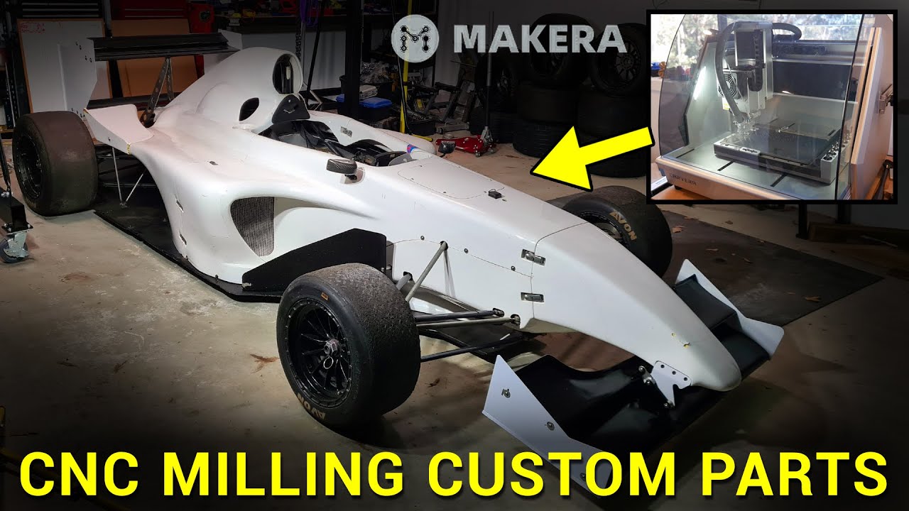Machining custom race car parts with the Carvera CNC