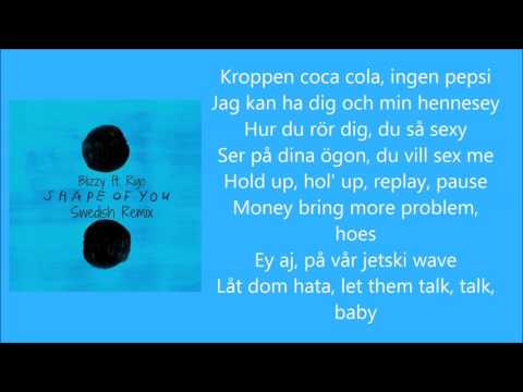 Blizzy - Shape of You (Swedish Remix) ft. Rigo (Lyrics Video)