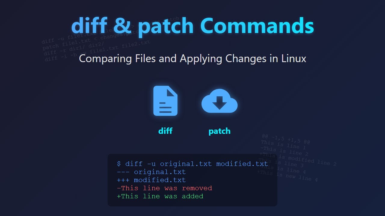 Linux diff & patch Commands: Compare & Update Files Like a Pro!