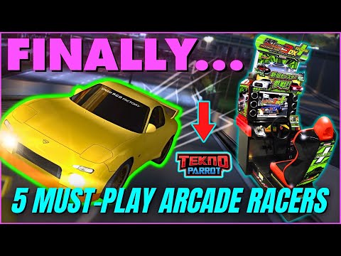 5 Arcade Racing Games You NEVER Thought You'd Play at Home (Wangan Midnight BLEW My Mind!)