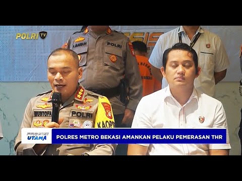 UNIT 3 JATANRAS SATRESKRIM POLRES METRO BEKASI AMANKAN PELAKU PEMERASAN