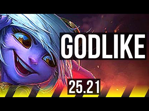 TRISTANA & Yuumi vs CAITLYN & Sona (ADC) | 13/1/6, Comeback, Godlike | KR Master | 25.21