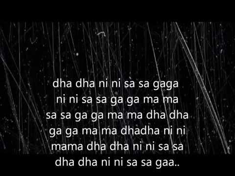 Mere dholna-Full lyric(sargam)+english translation.shreya&m.g. sreekumar.