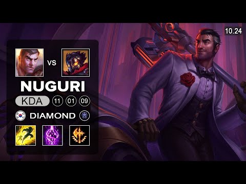 Nuguri Jayce Top vs Viktor - KR Master Patch 10.24