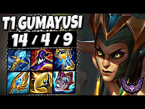 T1 Gumayusi Cassiopeia vs Miss Fortune [ ADC ] Patch 25.1 Korea Master ✅