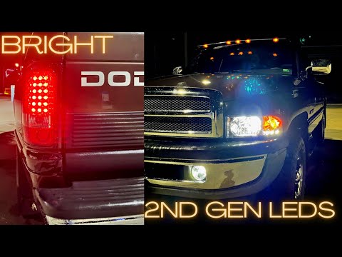 Converting a 2nd Gen Dodge to LED Headlights/Taillights/Fog-lights (MUCH BRIGHTER)