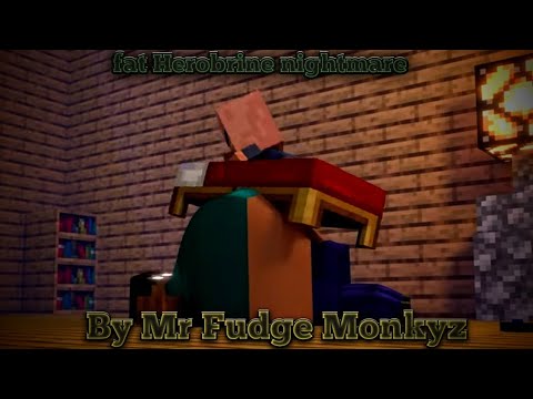 Reacting to Fat Herobrine nightmare (A Minecraft Animation)
