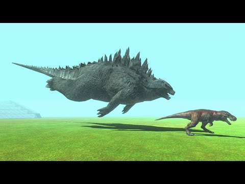 Swim Away from Godzilla | Who Can Survive? - Animal Revolt Battle Simulator