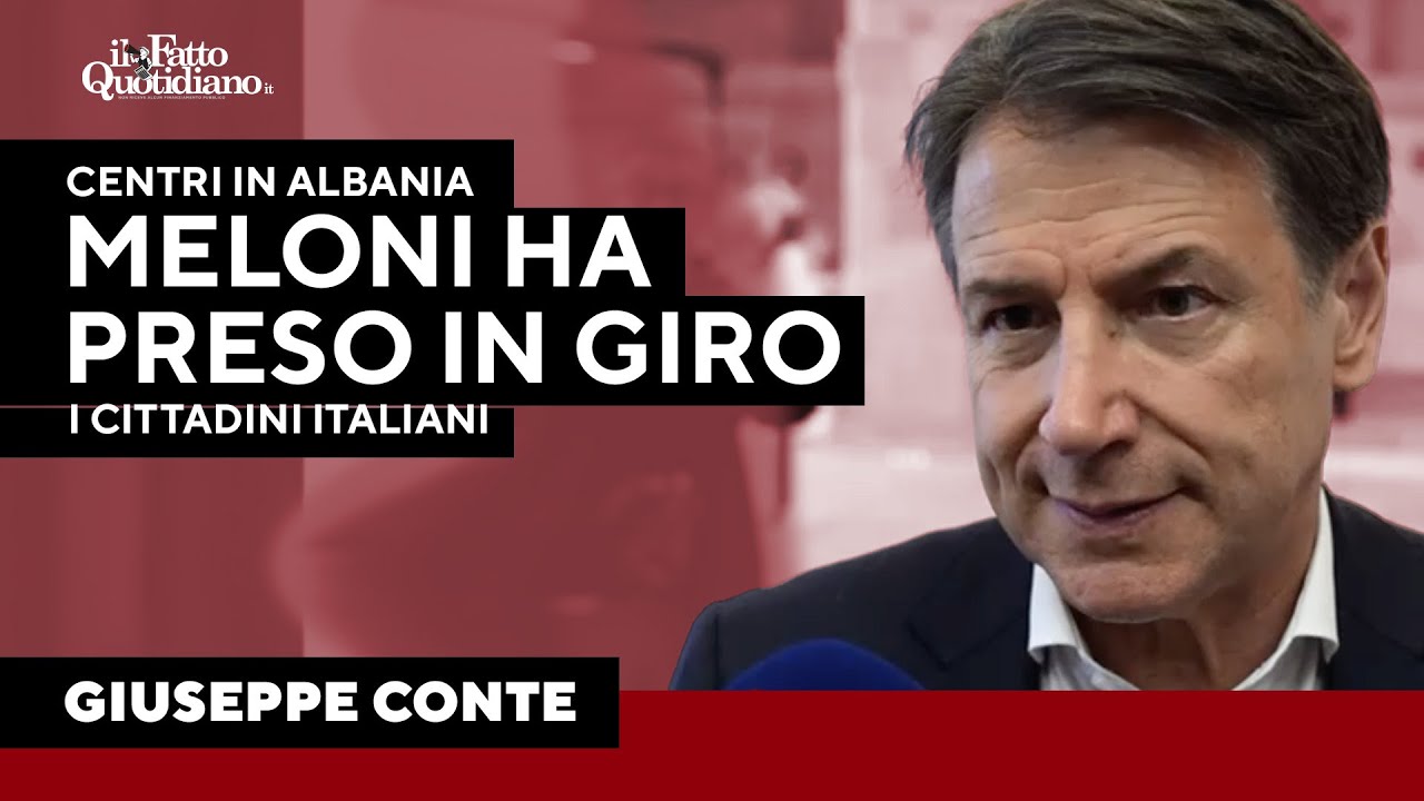 Conte attacca Meloni sulla sicurezza: "Buttato 1 miliardo in Albania, ma agenti e fondi servono qui"