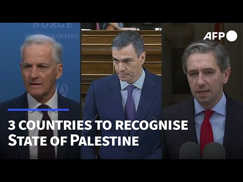 Norway, Spain and Ireland to recognise the State of Palestine | AFP