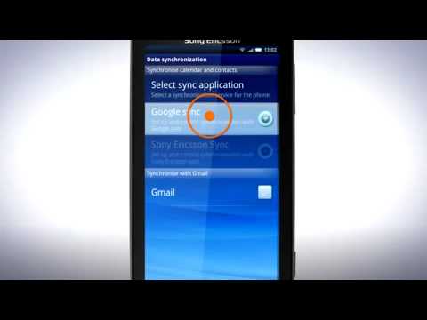 Sony Ericsson Xperia™  X10 transferring contacts