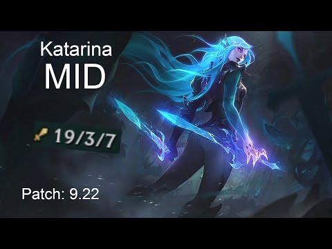 ValukTF|Death Sworn Katarina vs Yasuo MID 9.22