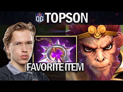 OG.TOPSON MONKEY KING WITH NULLIFIER - DOTA 2 7.27 GAMEPLAY
