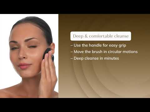 Щетка для лица GESKE Facial Brush 4в1 с держателем aquamarine