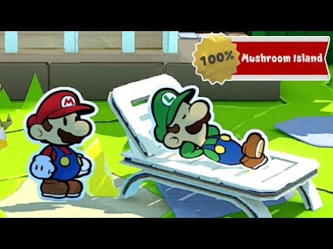 Paper Mario The Origami King - 100% Walkthrough - Mushroom Island