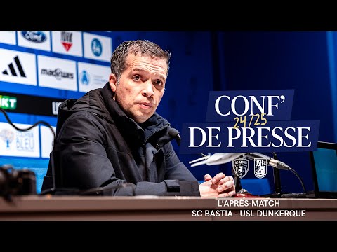 🎥 Après-match SC Bastia - USL Dunkerque (J28 - Ligue 2 BKT)