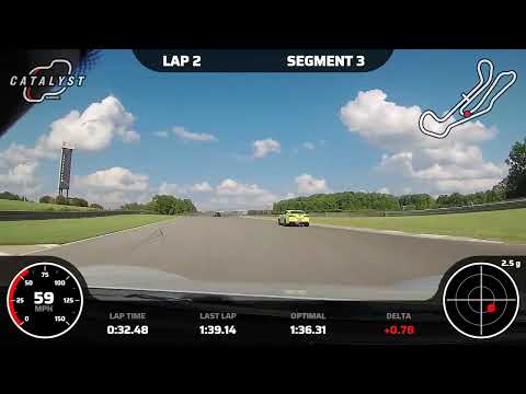 Porsche 718 GT4 Barber Motorsports Park Chin Track Day